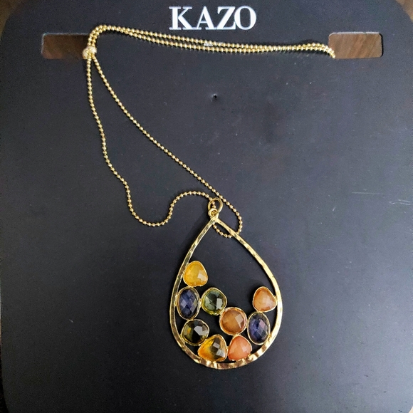 [NEW] Kazo multicolour stones necklace - Picture 2 of 5